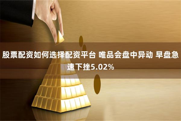 股票配资如何选择配资平台 唯品会盘中异动 早盘急速下挫5.02%