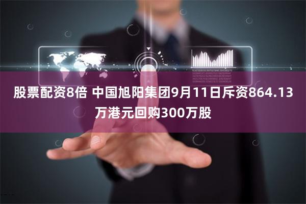 股票配资8倍 中国旭阳集团9月11日斥资864.13万港元回购300万股